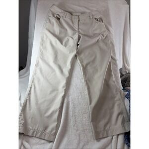 Adidas Clima Lite Women's Size 8 Khaki Pants Cool Breathable‎ Chic Comfort